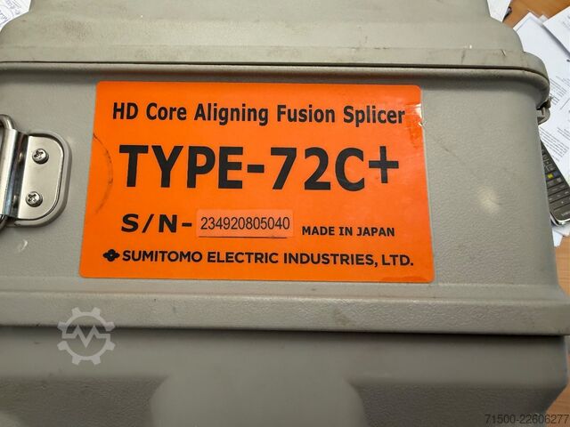 Vollautomatisches 3-Achsen Spleißgerät TSO Sumitomo 72C+