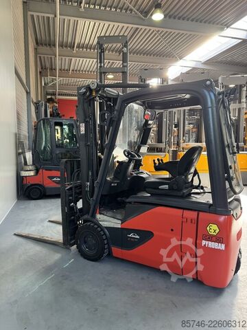 E 16 - 386 / 02 Evo * ATEX-EX * PYROBAN 3G / Zone 2 * Triplex-Freihubmast !! LINDE E 16 - 386 / 02 Evo * Atex EX * PYROBAN 3G / Z2 * Triplex FFL !!