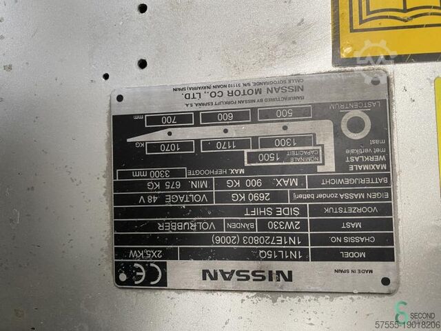 Heftruck Nissan 1 N 1 L 15 Q