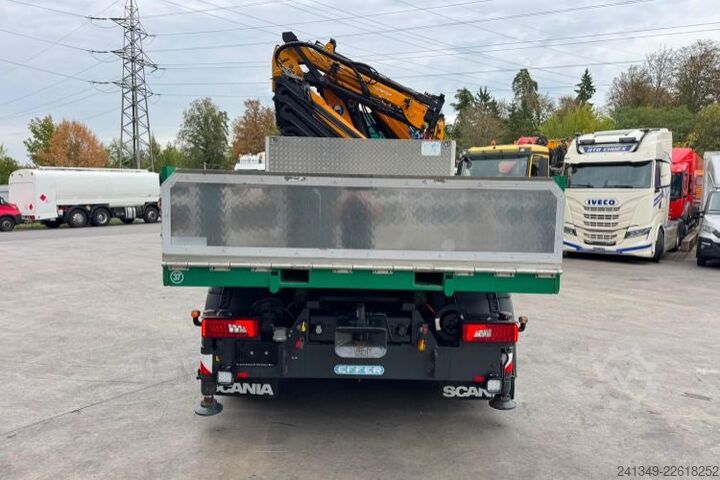 Grua montada em camião SCANIA R520 V8 6x2 Effer 370 Flyjib & Seilwinde
