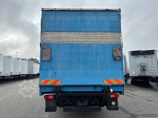 Φορτηγό πλατφόρμα με μουσαμά DAF LF 55.250 PLANE MIT LBW, MANUAL, E5