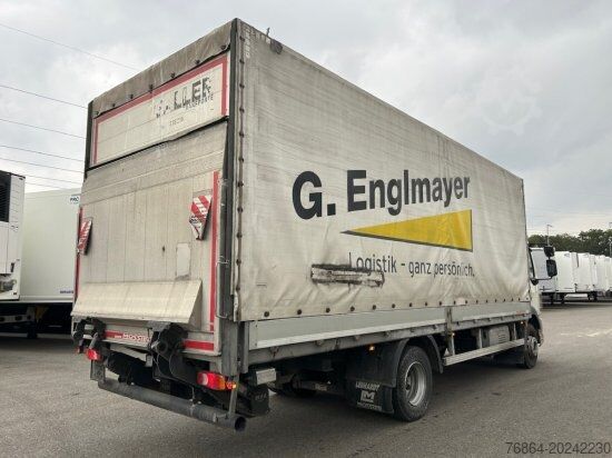 Flaklastbil med kapell DAF LF 260 16 TONNER PLANE MIT LBW, MANUELL, E6,