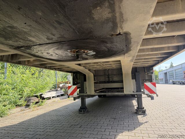 Nízkoložný návěs Humbaur HTS30  3 Achs Satteltieflader, wenig benutzt