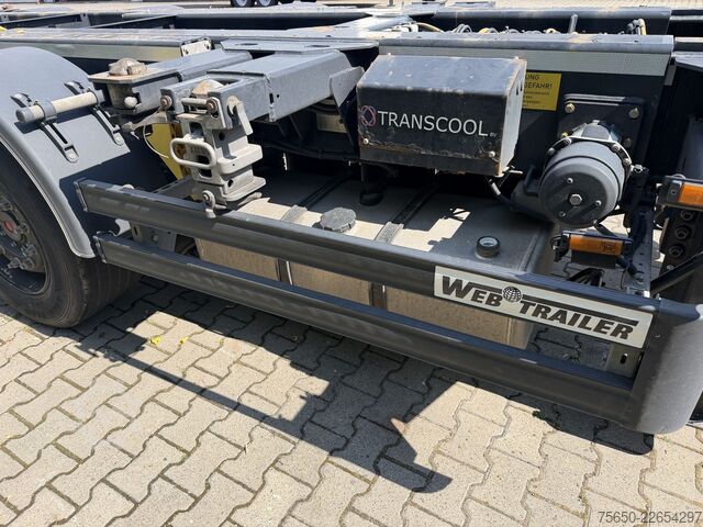 Návěs s výměnnou nástavbou web trailer LPRS 24  3 Achs Container- Chassis incl. Generator TranscoolWenig Benutzt