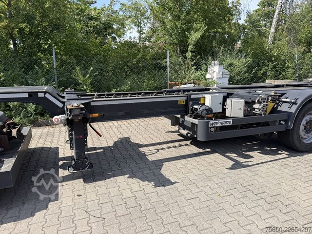 Návěs s výměnnou nástavbou web trailer LPRS 24  3 Achs Container- Chassis incl. Generator TranscoolWenig Benutzt