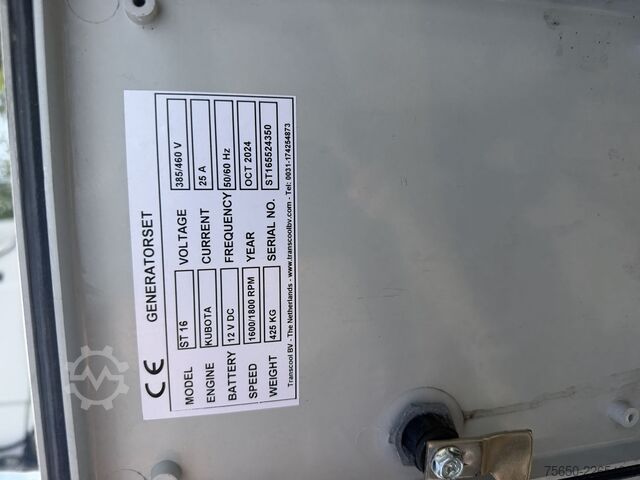 Semiremorcă cu caroserie interschimbabilă web trailer LPRS 24  3 Achs Container- Chassis incl. Generator TranscoolWenig Benutzt