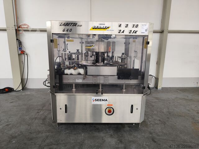 Labeling machine 2 SA + 2 cold glue Gernep LABETTA DUO 4-3-10 2A 2SK