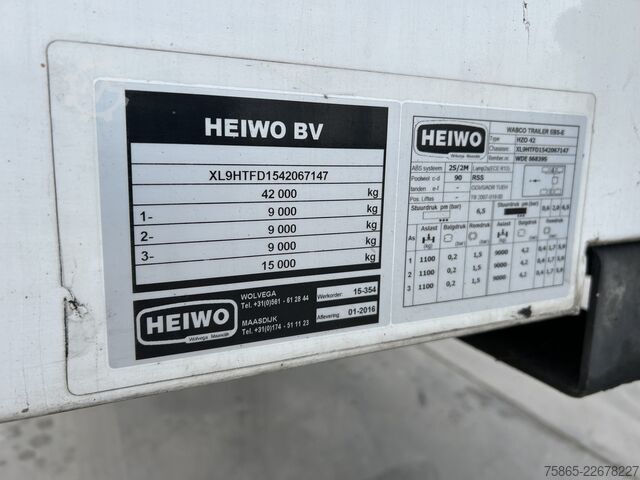 Kølet/frosset transport H.T.F HZO 42 / Thermo King SLXe 300 / Stuuras / Loadl...