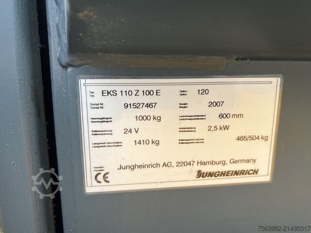 Jungheinrich EKS 110 orderpicker Accu NIEUW Jungheinrich EKS 110