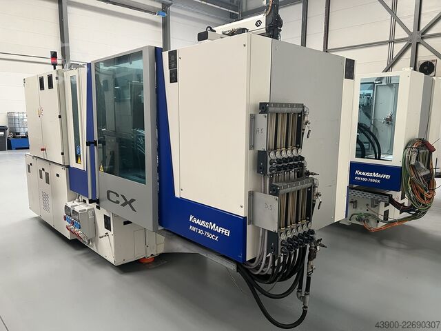 Máquina de moldagem por injeção KraussMaffei KM 130 - 750 CX