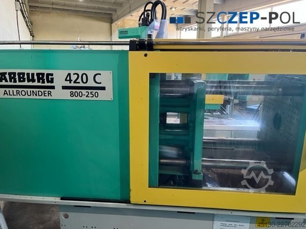 Macchina per stampaggio a iniezione Arburg 420C 800-250