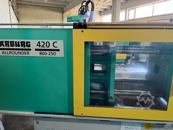 Macchina per stampaggio a iniezione Arburg 420C 800-250