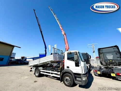 Wywrotka trójstronna Iveco Eurocargo 120E24 gru FASSI F80A.24
