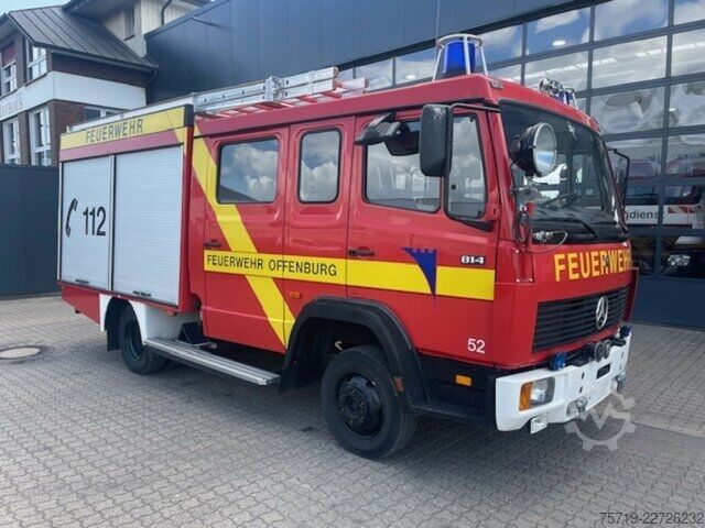 Furgão Mercedes-Benz 814 4x2 Feuerwehr Ziegler LF 8/6