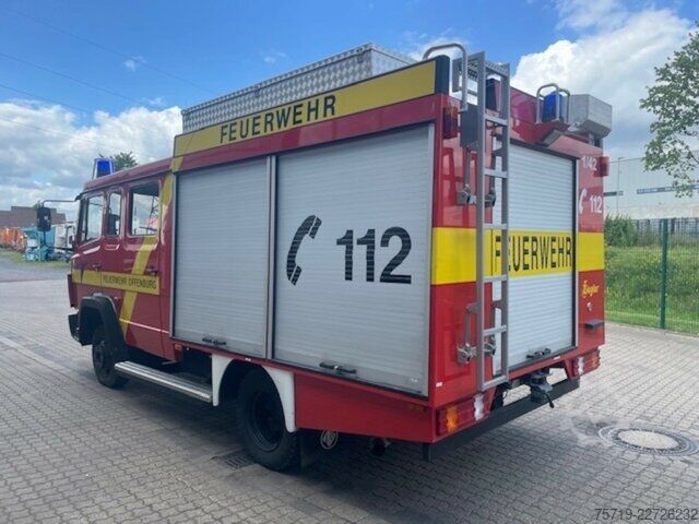 Furgão Mercedes-Benz 814 4x2 Feuerwehr Ziegler LF 8/6