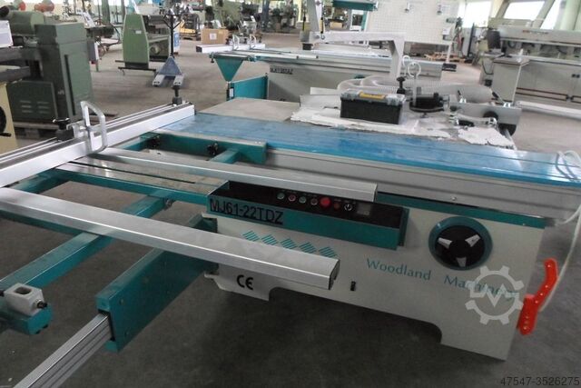 20-60-543 Schuiftafelzaag WOODLAND MACHINERY MJ6122TD(400)