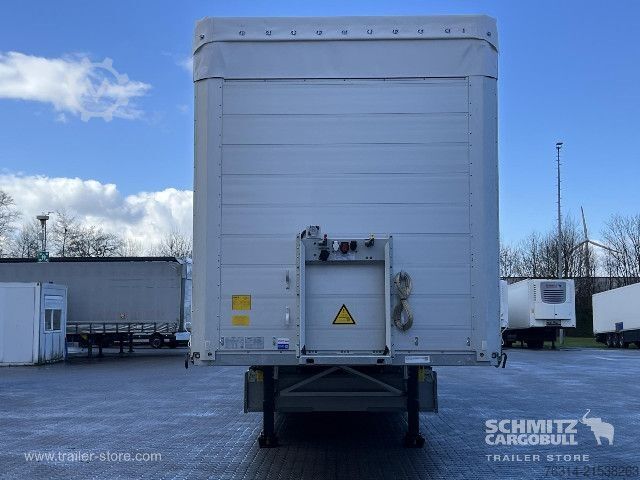 Öppen semitrailer med kapell Schmitz Cargobull Curtainsider Standard Ladebordwand