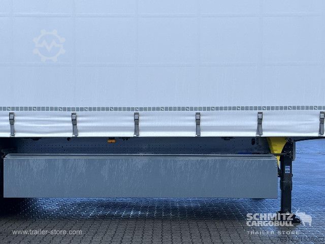 Öppen semitrailer med kapell Schmitz Cargobull Curtainsider Standard Ladebordwand