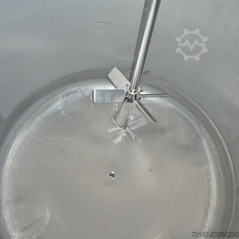 Serbatoio a pressione da 1100 litri in V2A Waldner 7475