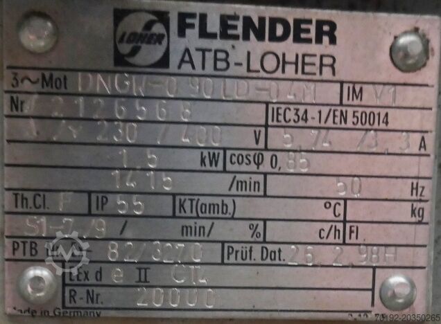 Serbatoio V2A da 6500 litri con agitatore a pale inclinate 7153