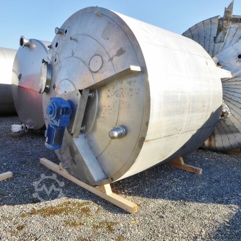 Tanque agitador isolado de 10.000 litros com aquecedor de inserção  6940