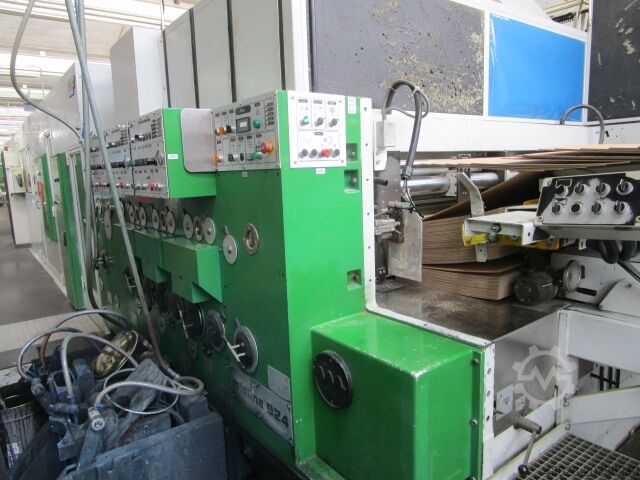 Machine en ligne entièrement automatique pour boîtes pliantes BOBST MIDLINE 924