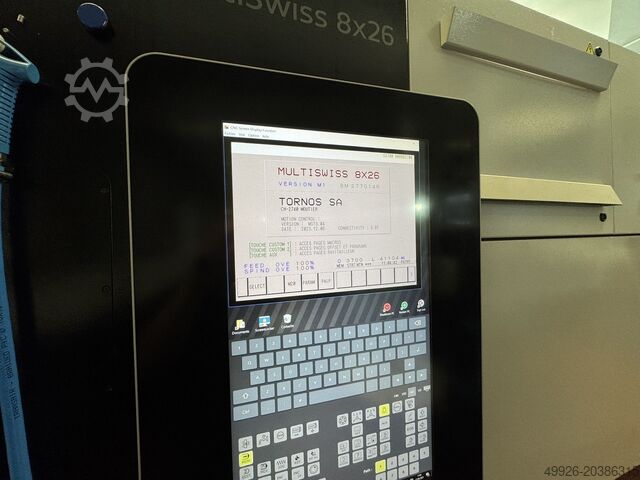 Tour automatique à commande numérique TORNOS MultiSwiss 8x26