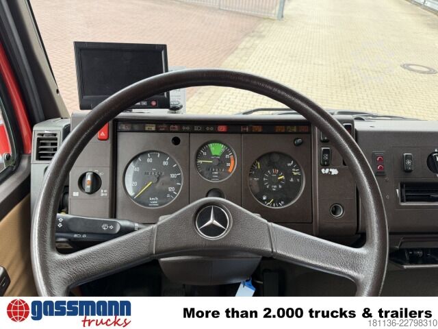 Ciężarówka z płaską platformą Mercedes-Benz LK 1117 4x2, 2x AHK, Export Gerätewagen,