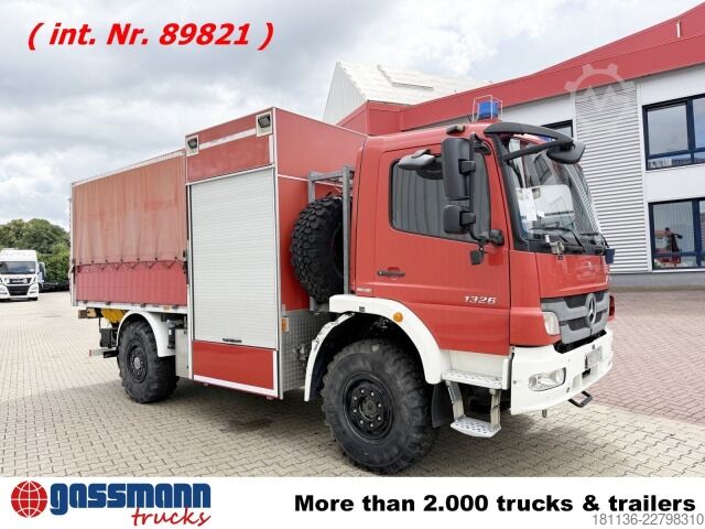 Ciężarówka z płaską platformą Mercedes-Benz LK 1117 4x2, 2x AHK, Export Gerätewagen,