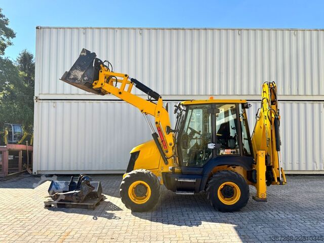 Hjullæsser JCB 3CX Compact / 2022 BJ / Hammer + Schaufeln