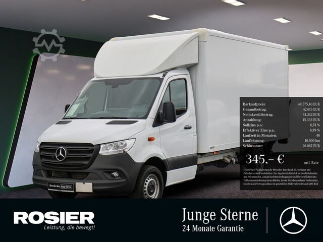 Vrachtwagen met bakwagen Mercedes-Benz Sprinter 317 CDI Koffer L3 LBW Navi DAB SHZ K