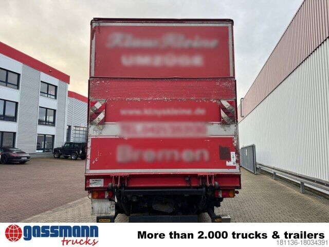 Dobozos teherautó MAN TGM 15.290 4x2 LL, Topsleeper, LBW MBB,