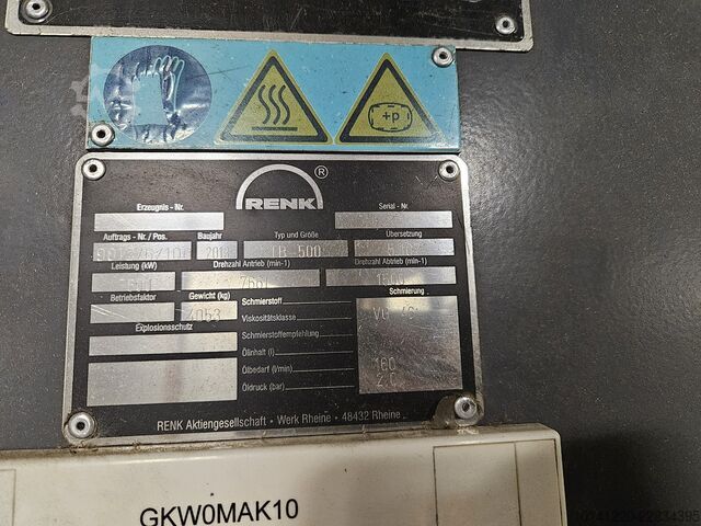 Back-pressure steam turbine GT 500-4 M+M Turbinen-Technik, Germany GT 500-4