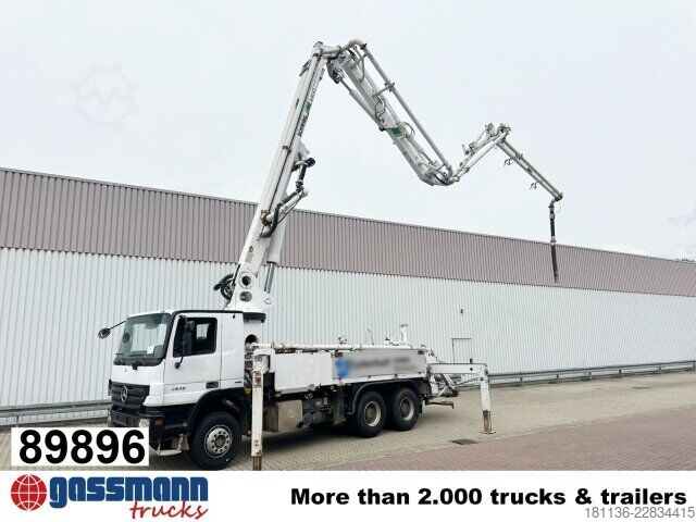 Concrete pump truck Mercedes-Benz Actros 2636 6x4, Betonpumpe Schwing Stetter
