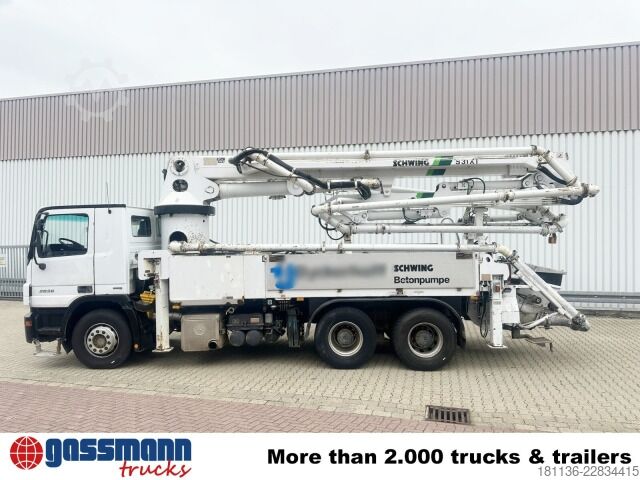 Concrete pump truck Mercedes-Benz Actros 2636 6x4, Betonpumpe Schwing Stetter