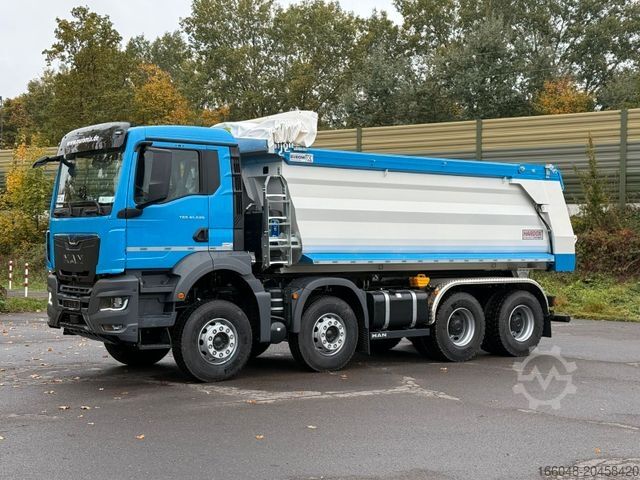 Billenő teherautó MAN TGS 41.480 BB 8X4 Hydraulische Klappe Plane