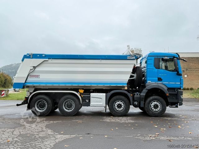 Billenő teherautó MAN TGS 41.480 BB 8X4 Hydraulische Klappe Plane