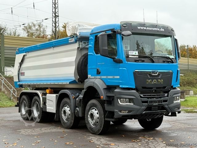 Billenő teherautó MAN TGS 41.480 BB 8X4 Hydraulische Klappe Plane