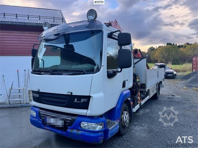 Camión grúa DAF Fa 45.220 Crane truck. 180,000 km.