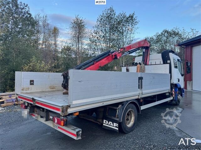 Kranbil DAF Fa 45.220 Crane truck. 180,000 km.