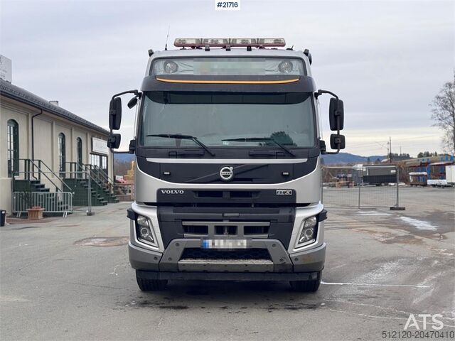 Sistema de brazo de gancho Volvo FMX 540 Krokbil - HIAB 24T Krok - Tridem