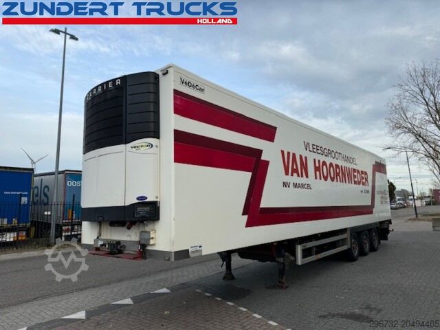 Gekoeld/bevroren transport Lag VEDECAR 3 AS COOLTRAILER, MEAT RAILS,