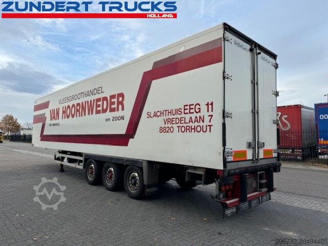 Gekoeld/bevroren transport Lag VEDECAR 3 AS COOLTRAILER, MEAT RAILS,