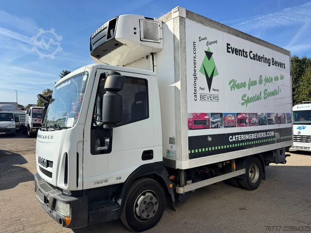 Gekoeld/bevroren transport Iveco Eurocargo **75E18-EURO5-BELGIAN TRUCK**