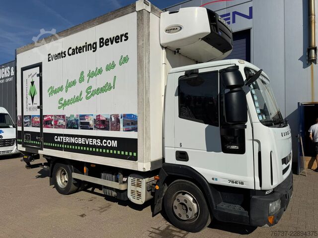 Gekoeld/bevroren transport Iveco Eurocargo **75E18-EURO5-BELGIAN TRUCK**