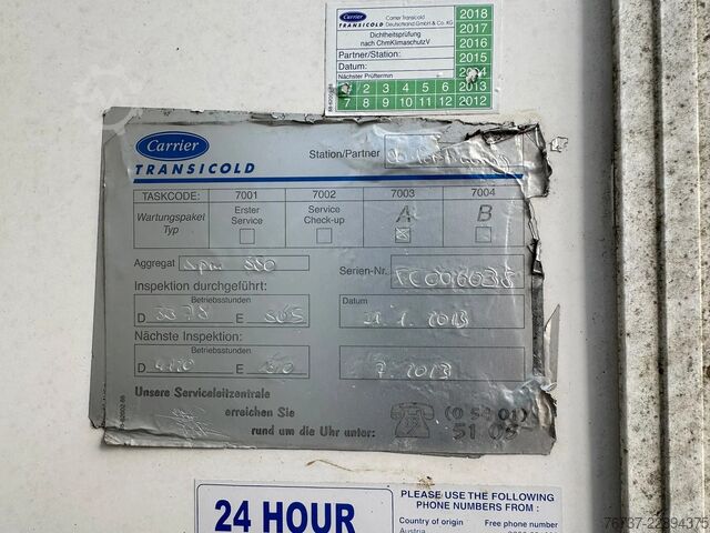 Gekoeld/bevroren transport Iveco Eurocargo **75E18-EURO5-BELGIAN TRUCK**