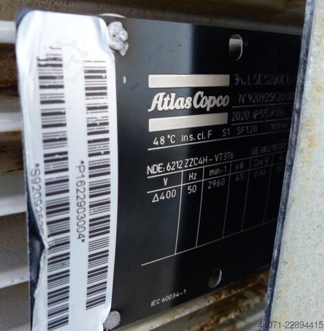 κοχλιοφόρος συμπιεστής GA45+ Atlas Copco GA45+