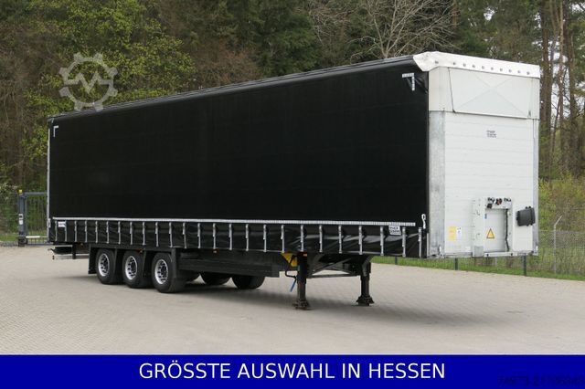 Auflieger mit Pritsche & Plane SCHMITZ CARGOBULL Mega Varios 3,05m Innen neue Plane ¤395.-mt