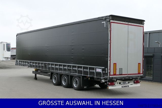 Auflieger mit Pritsche & Plane SCHMITZ CARGOBULL Mega Varios 3,05m Innen neue Plane ¤395.-mt