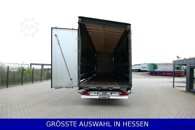 Auflieger mit Pritsche & Plane SCHMITZ CARGOBULL Mega Varios 3,05m Innen neue Plane ¤395.-mt